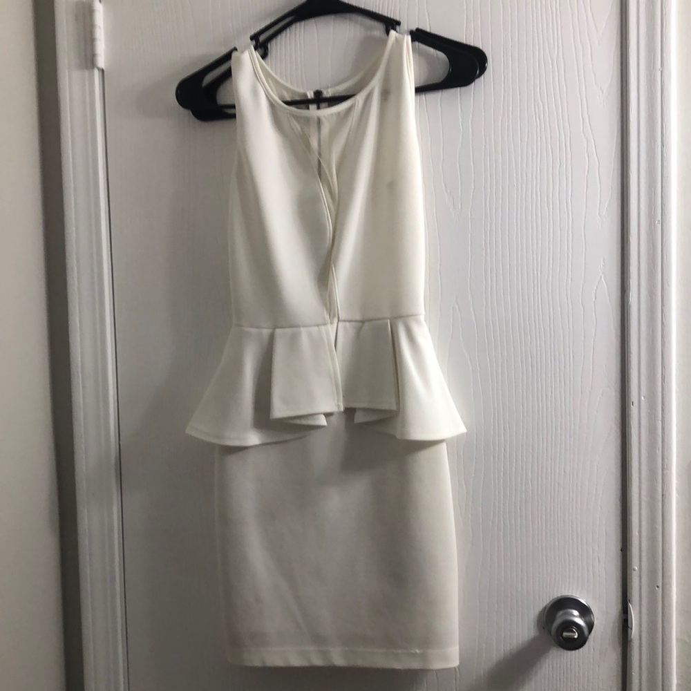 White short wedding dress